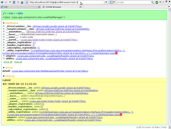 ZODB Browser screenshot